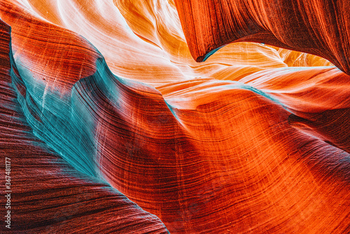 Antelope Canyon is a slot canyon in the American Southwest.