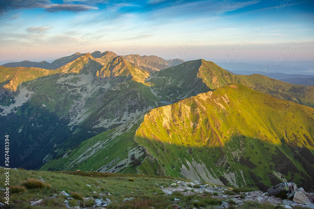 Naklejka premium Tatry Krajobraz i Zwierzęta