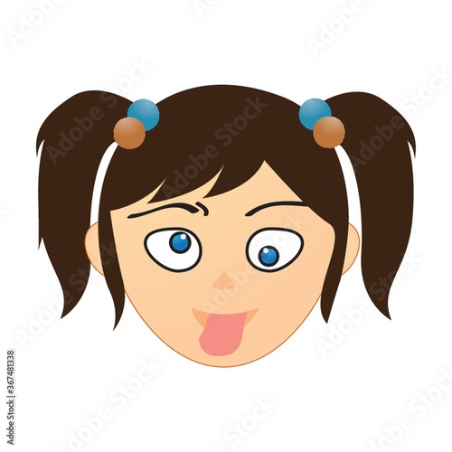 playful girl