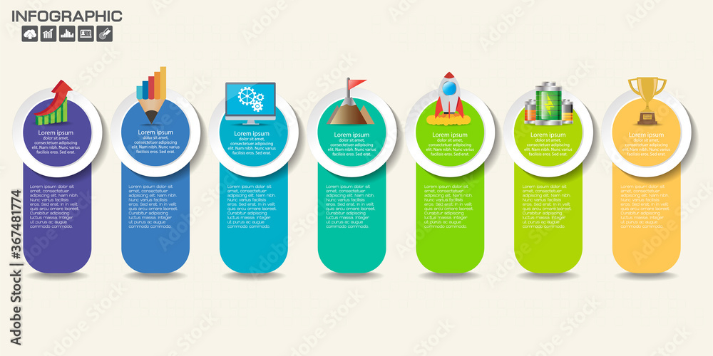 Timeline infographics design template with 10 options, process diagram, vector eps10 illustration Timeline infographics design template with 10 options, process diagram, vector eps10 illustration
