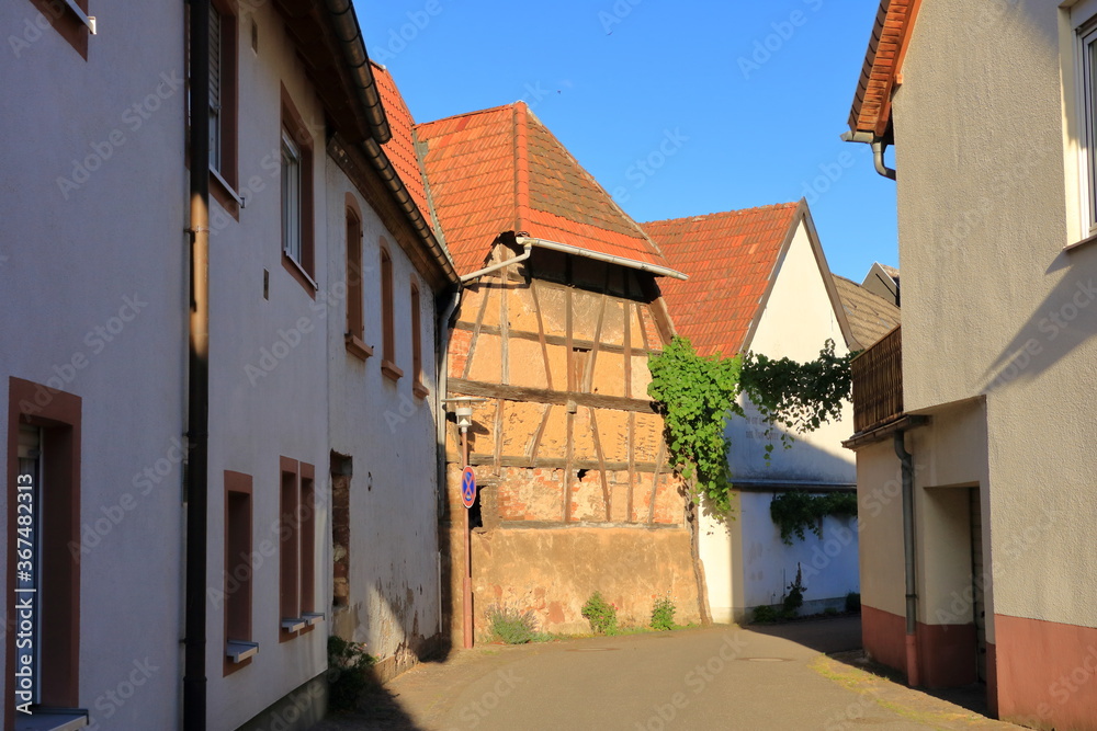 July 05 2020 - Ilbesheim, Germany: A town in the southwestern German in Rheinland-Pfalz