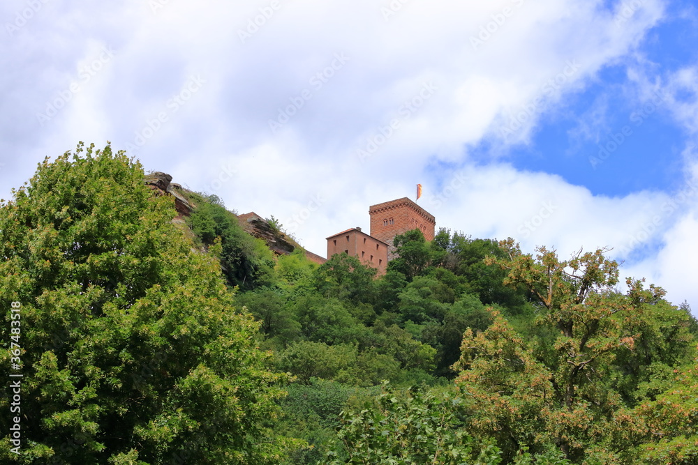 Castle Trifels in Palatinate Forest in Germany