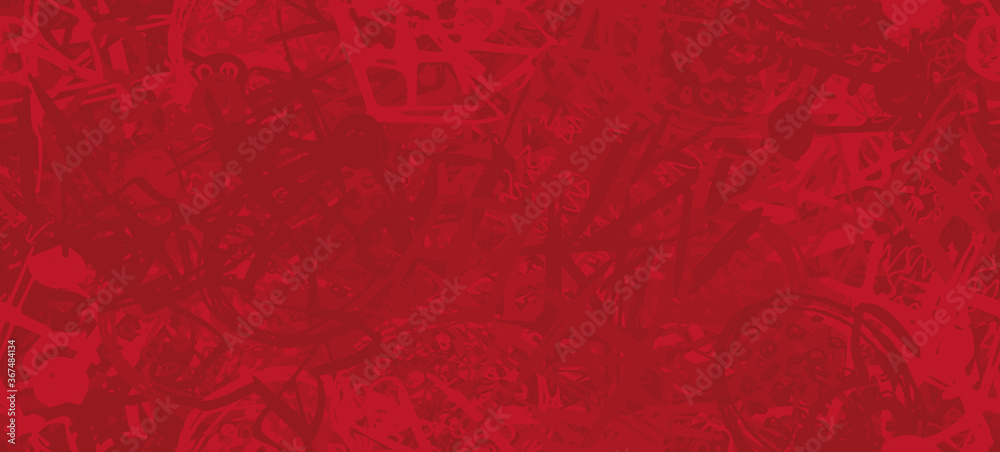 Grunge red. Abstract seamless background. The texture is repetitive. Template for printing on fabric, paper, wrapper. A chaotic backdrop of graffiti Grunge red. Abstract seamless background. The texture is repetitive. Template for printing on fabric, paper, wrapper. A chaotic backdrop of graffiti