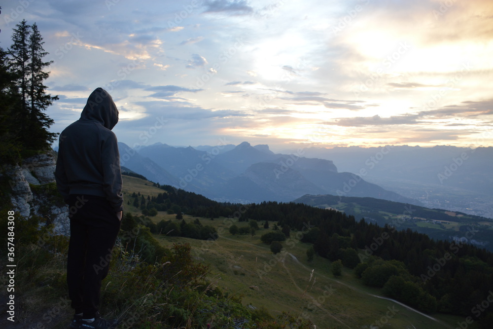 Lever de soleil à la molière (Vercors)