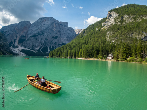 Pragser Wildsee in the Dolomites, South Tyrol © mindscapephotos