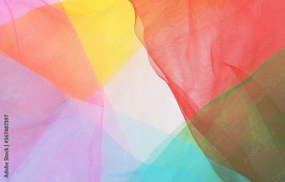 Fototapeta premium colorful fabric nylon background and texture