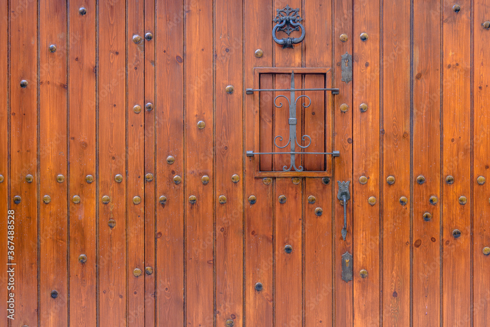 Beautiful brown wooden textured gate. Beautiful brown wooden textured gate.