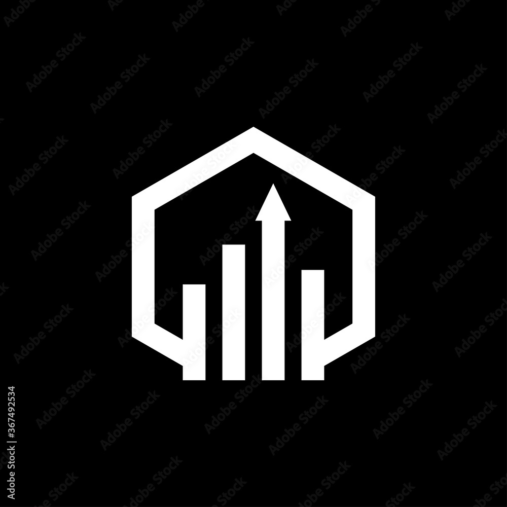 Chart icon vector growing graph icon illustration Chart icon vector growing graph icon illustration
