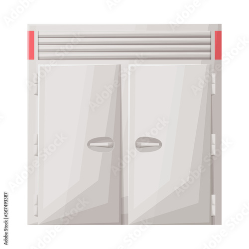 Vector illustration of refrigerator and freezer icon. Graphic of refrigerator and fridge stock vector illustration.