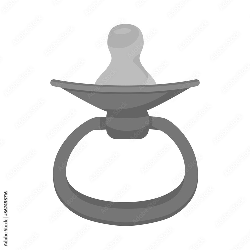 Vector design of pacifier and childhood logo. Graphic of pacifier and pacify vector icon for stock. Vector design of pacifier and childhood logo. Graphic of pacifier and pacify vector icon for stock.