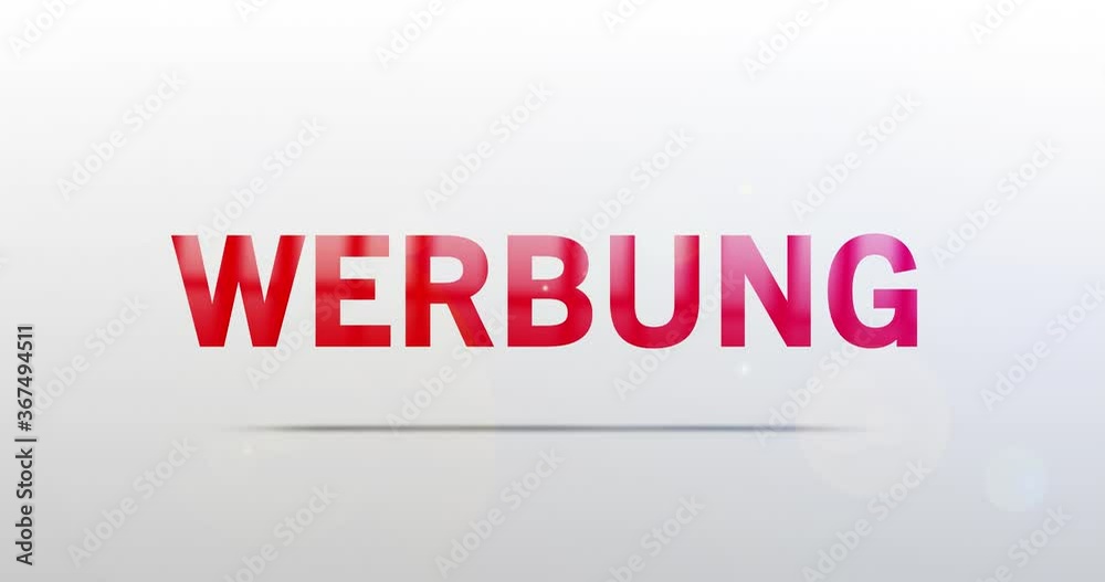 Werbung. Partikel Logo. Text Animation. Rotes Logo auf Hintergrund weiß/grau. Drehung. Hochwertiges 4k Video