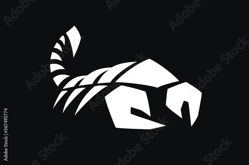Simple Vector of Geometric Scorpion