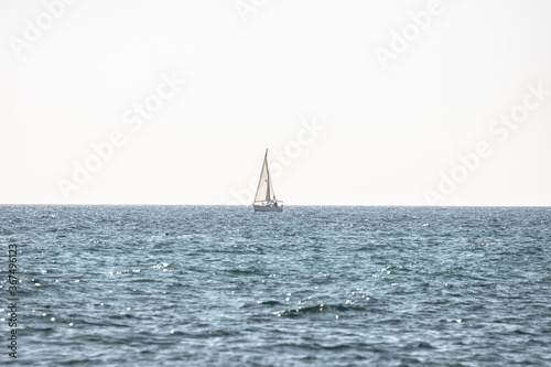 sailboat on the sea © Nicholas Art