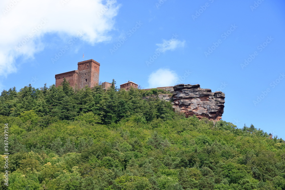 Castle Trifels in Palatinate Forest in Germany