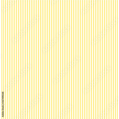 Yellow vintage vertical striped pattern on a white background