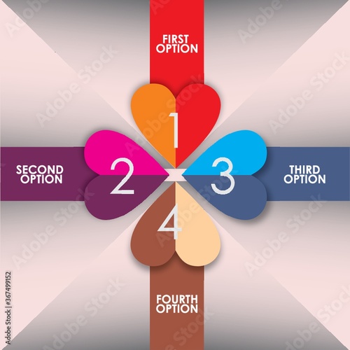 abstract infographic background