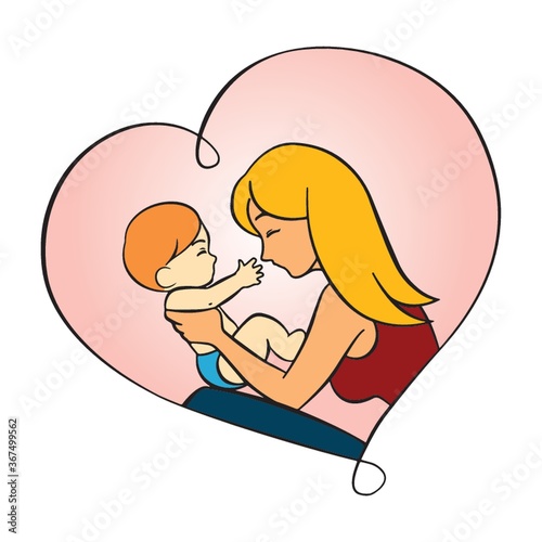 mother and child affection