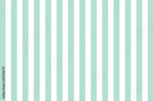 Classic green and white vertical striped line pattern vector
