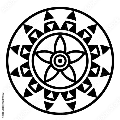 Geometrische Blume