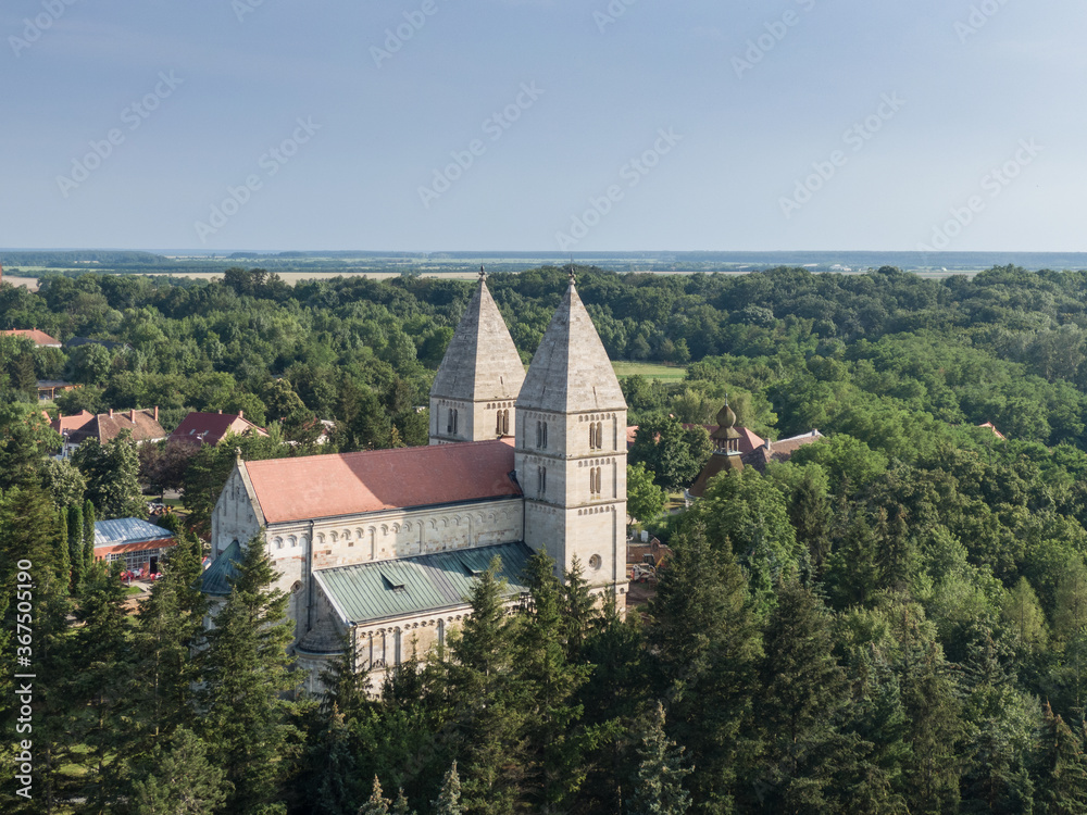 Jak's Romanesque abbey church, Hungary..