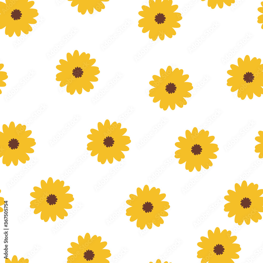 Seamless pattern cute little flower in pastel color background. simple vector for gift wrapping paper, fabric print. Seamless pattern cute little flower in pastel color background. simple vector for gift wrapping paper, fabric print.