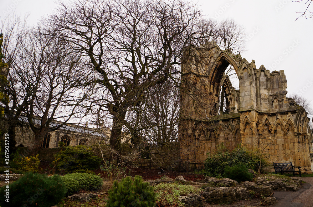 Ruins of St Mary's Abbey, York, United Kingdom