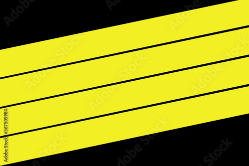 Yellow slanted thick diagonal lines on black background
