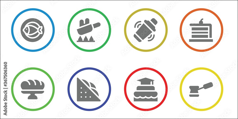 restaurant icon set restaurant icon set