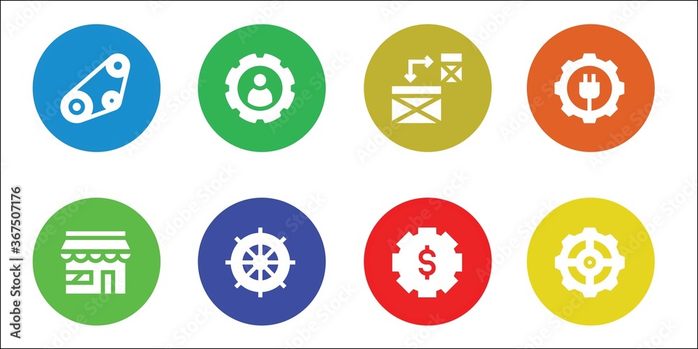 engine icon set engine icon set