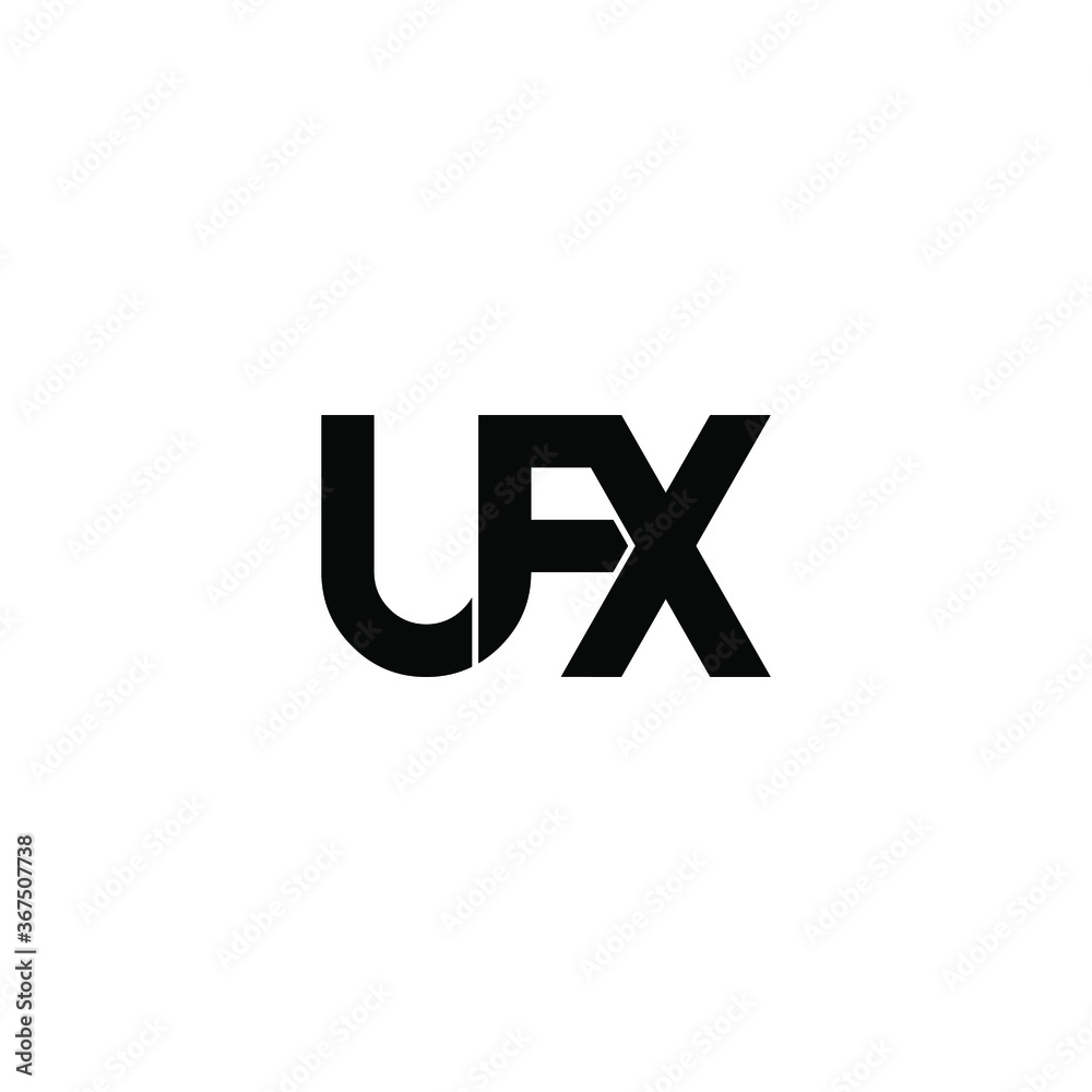 ufx letter original monogram logo design ufx letter original monogram logo design