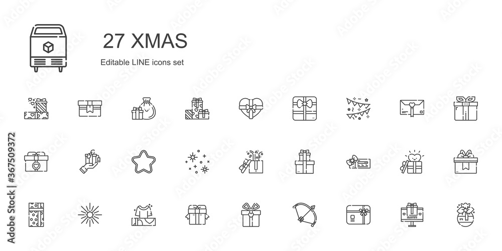 xmas icons set xmas icons set