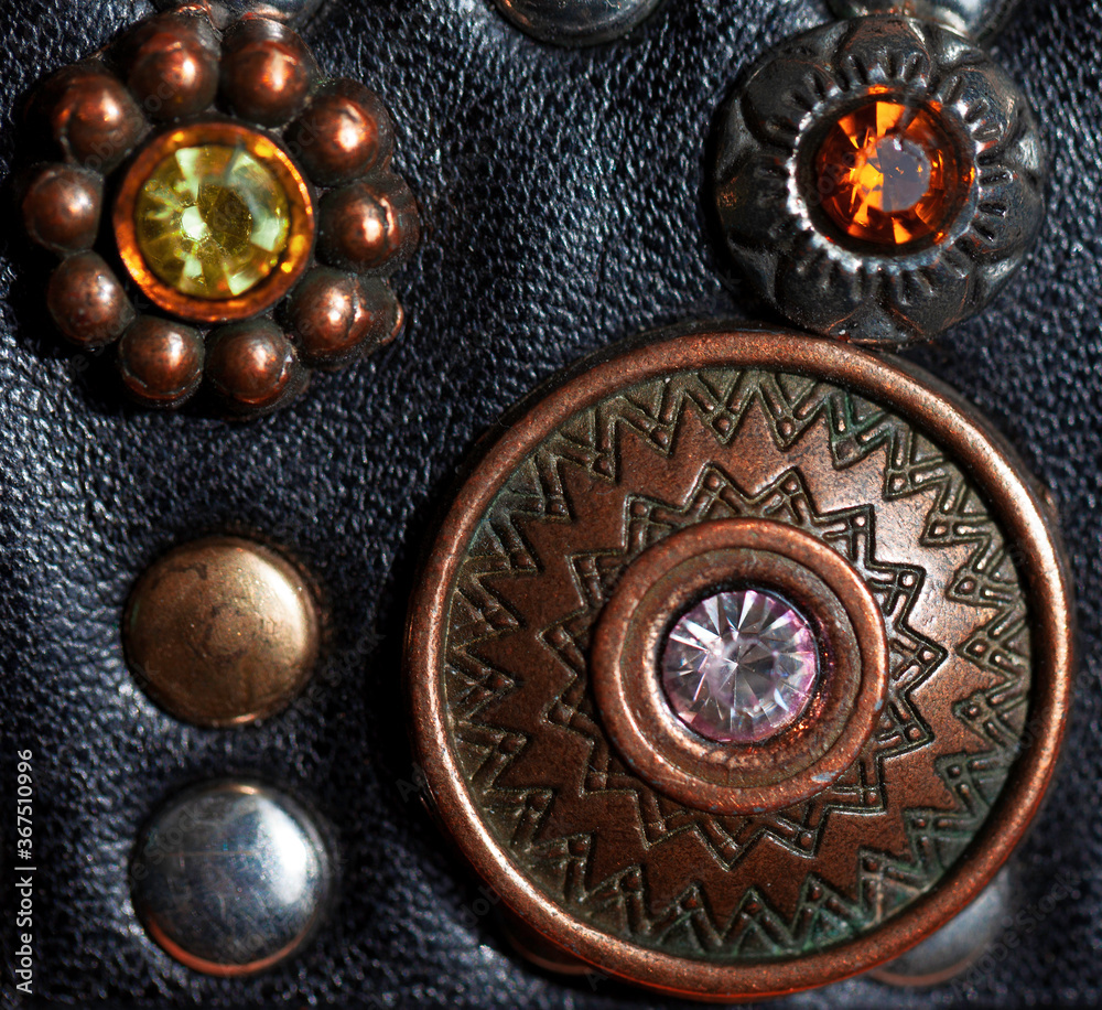 Macro shot of a Macro shot of a