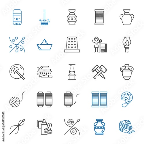 craft icons set