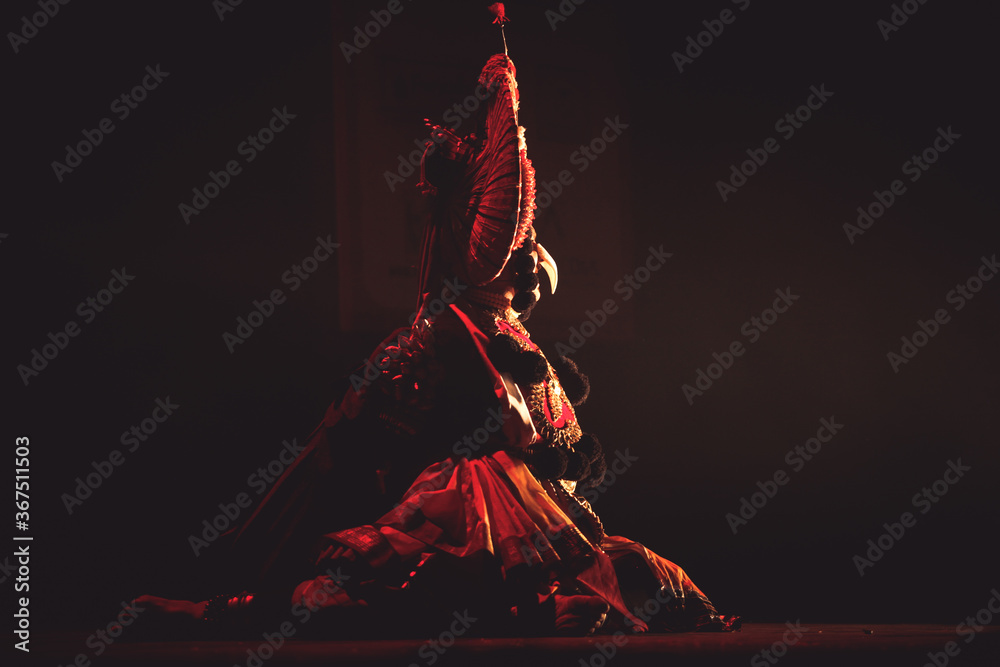 Fotografie Yakshagana dancer photo