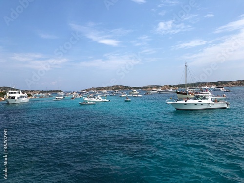 Italian summer beaches ocean Alghero