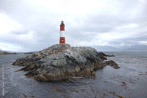 ARGENTINA - WORLD END LIGHTHOUSE, BEAGLE CHANNEL, TIERRA DEL FUEGO.