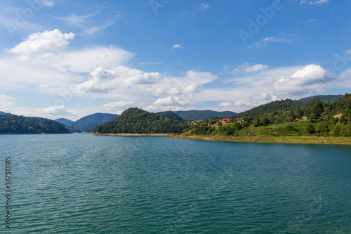 Zaovine Lake is located on the southern slopes of the Tara Mountain. The lake, with its five bays, have been nicknamed the "Jewel of Tara"
