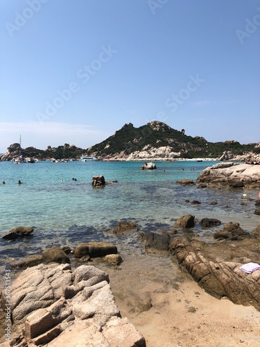 Italian summer beaches ocean Alghero