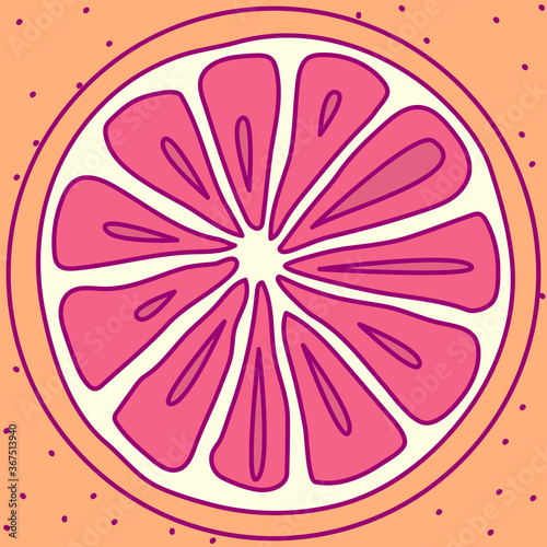 vector template cute fruit. print for disposable tableware