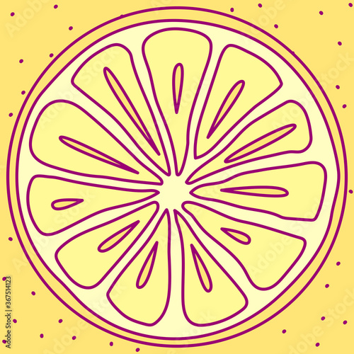 vector template cute fruit. print for disposable tableware