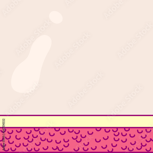 vector template cute fruit. print for disposable tableware