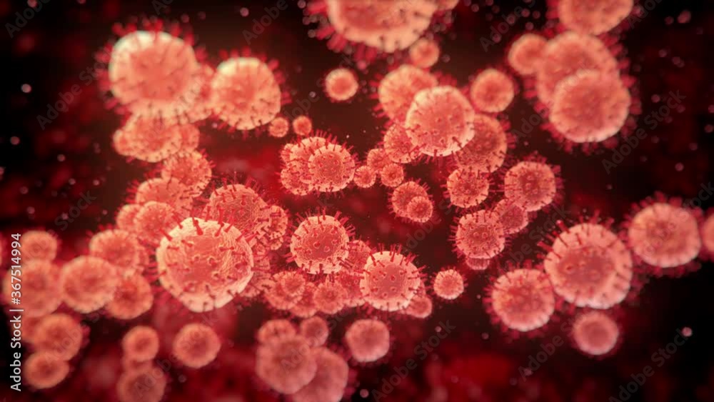 Virus. Microbes background. Allergy bacteria microorganism microbiology concept. Disease germs, allergens, infectious micro pathogen organisms, virology medical. COVID-19 novel coronavirus 4k loop Virus. Microbes background. Allergy bacteria microorganism microbiology concept. Disease germs, allergens, infectious micro pathogen organisms, virology medical. COVID-19 novel coronavirus 4k loop