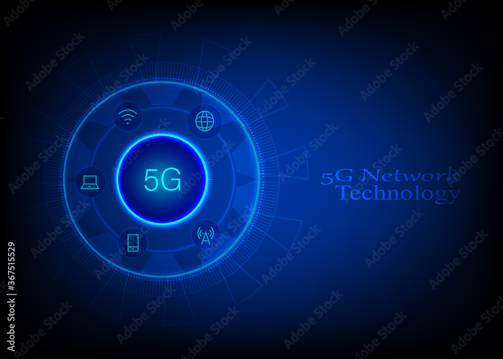 The concept of 5G network, high-speed mobile Internet, new generation networks. Business, modern technology, internet and networking concept The concept of 5G network, high-speed mobile Internet, new generation networks. Business, modern technology, internet and networking concept