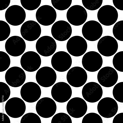 vector black white seamless pattern polka dot