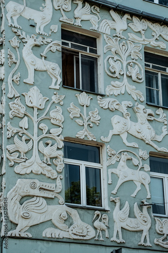  The profitable house of the Trinity Church community on Gryazeh was built on Chistoprudny Boulevard, not far from the Church itself. Its unique feature is the terracotta reliefs that adorn the facade photo