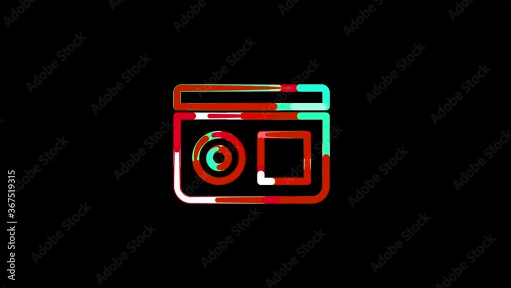 Circles gather in symbol betamax. After it crumbles in a line and moves to the camera. Alpha channel black Circles gather in symbol betamax. After it crumbles in a line and moves to the camera. Alpha channel black