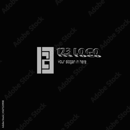 black and white logo for business