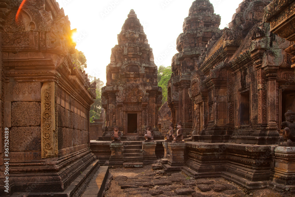 Naklejka premium Banteay Srei Temple, Angkor Wat, Cambodia
