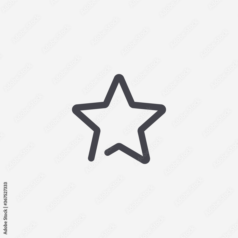 Star icon. Favorite symbol modern, simple, vector, icon for website design, mobile app, ui. Vector Illustration