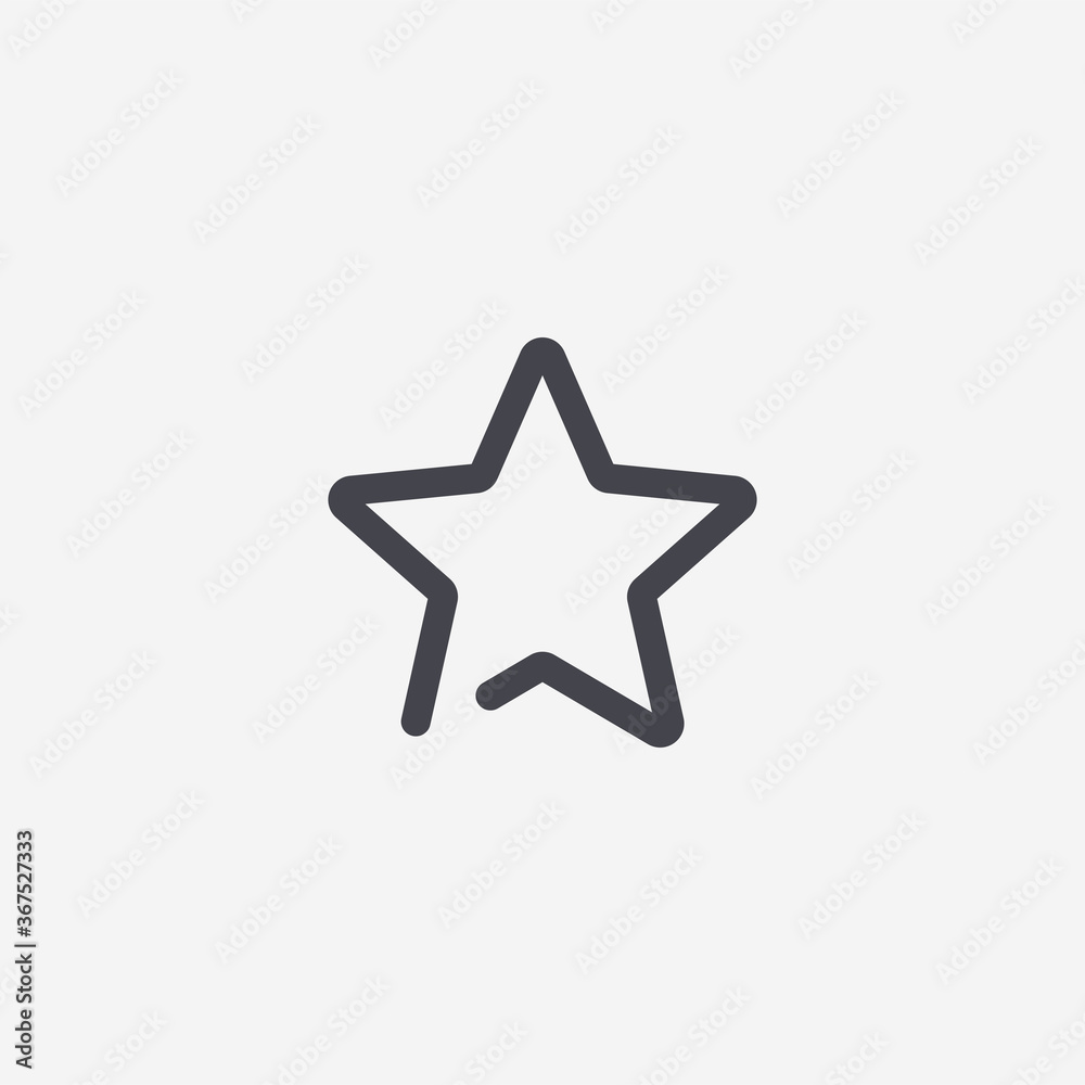 Star icon. Favorite symbol modern, simple, vector, icon for website design, mobile app, ui. Vector Illustration Star icon. Favorite symbol modern, simple, vector, icon for website design, mobile app, ui. Vector Illustration